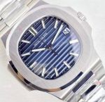 Swiss Copy Patek Philippe Nautilus Blue Face SS Watch 324SC Movement